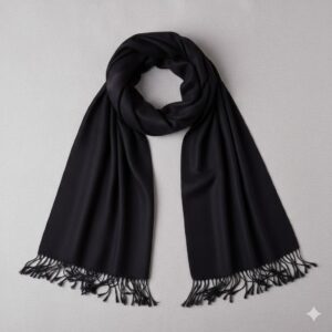 Noorin black pashmina Scarf