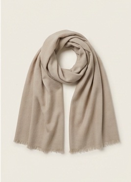 Sand Beige Plain scarf