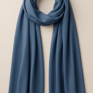 Fjord Blue Plain Scarf
