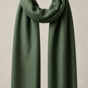 Forest Moss Fishbone Scarf